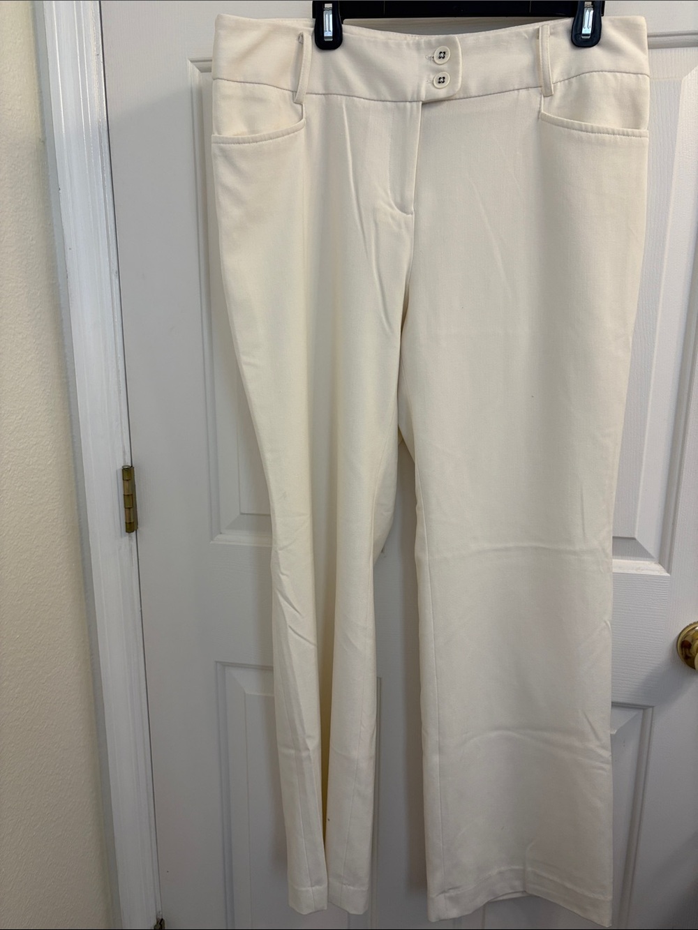 Rafaella Cream Dress Trousers Fully Lined